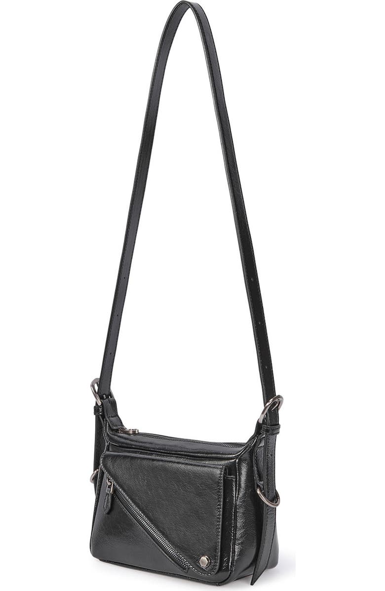 Oryany Moto Leather Crossbody Bag, Alternate, color,