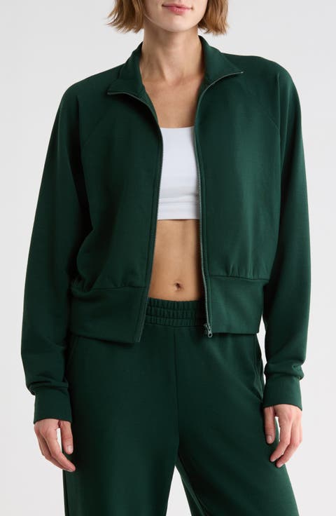 Cozy Whisper Track Jacket