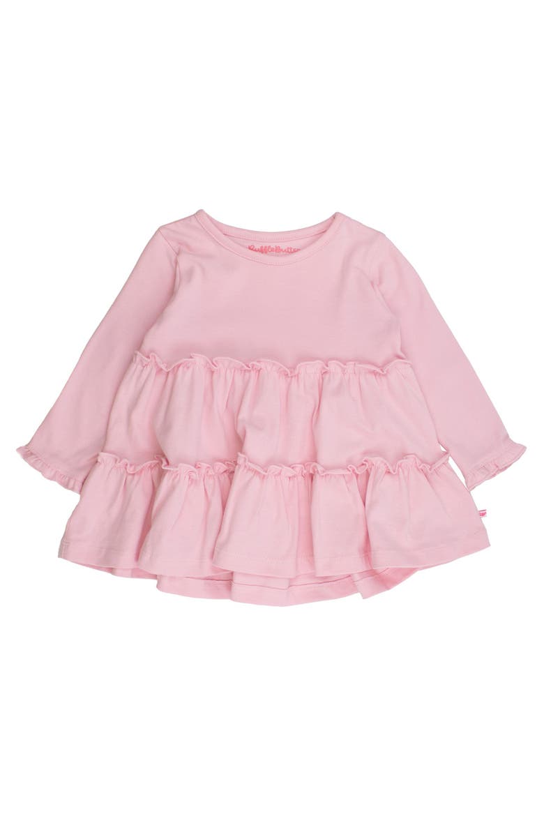 Knit Ruffle Tiered Tunic, Main, color, Pink