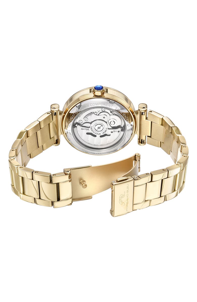PORSAMO BLEU Colette Automatic Mother of Pearl Bracelet Watch, 36mm, Alternate, color, 