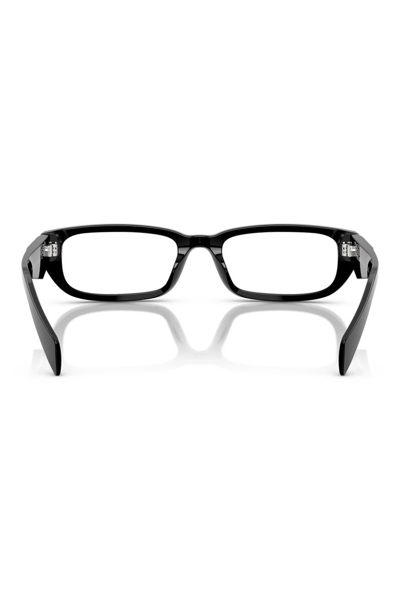 54mm Rectangle optical glasses, Alternate, color, BLACK
