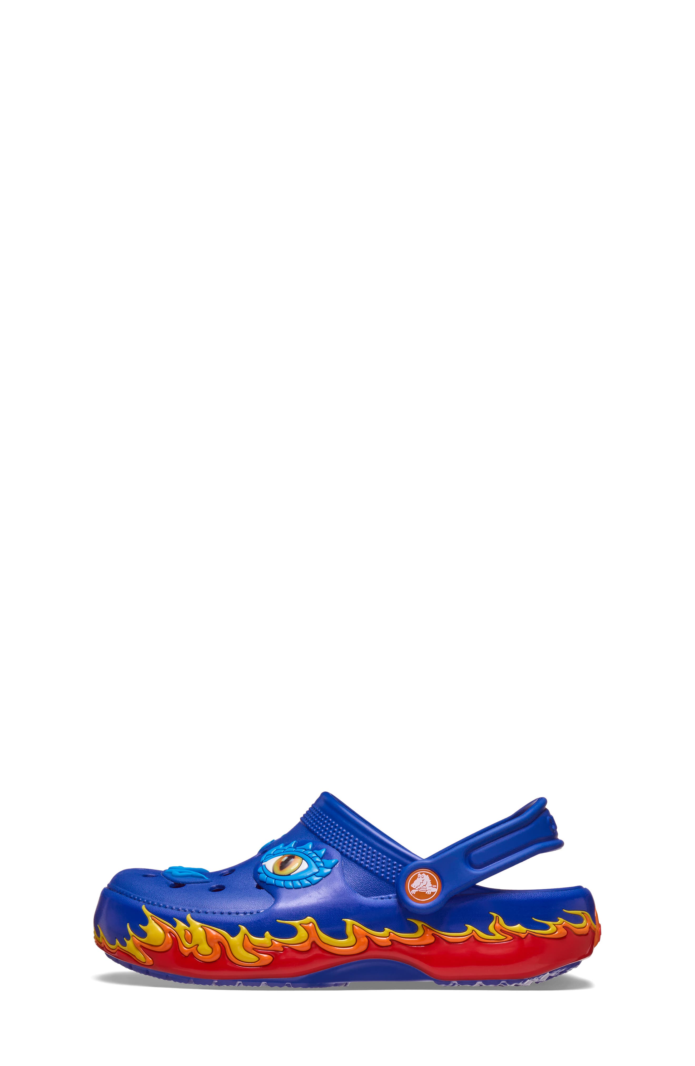 CROCS Kids' Classic Iam Dragon Lights Clog, Alternate, color, Blue Bolt