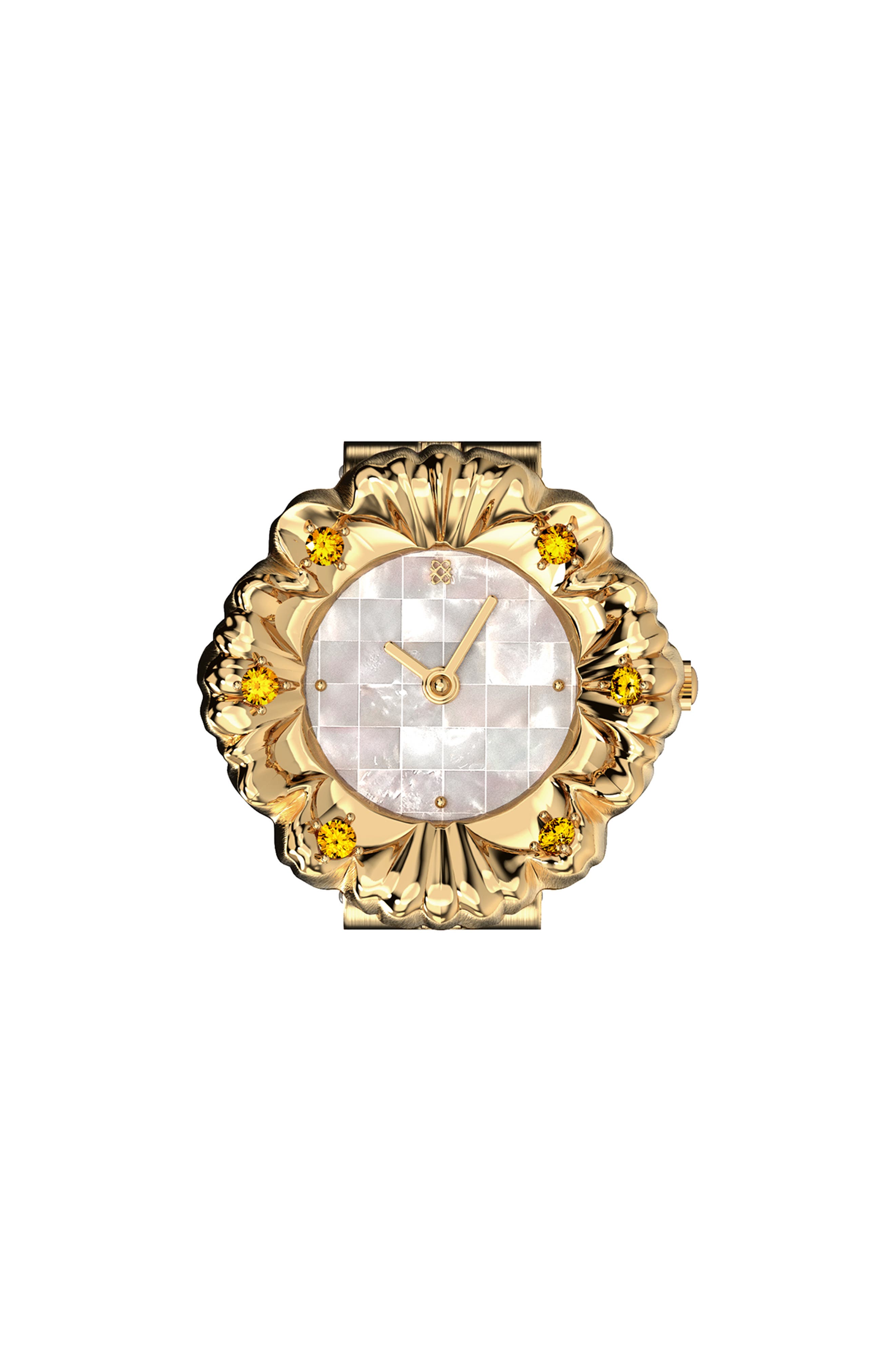 PASCAL Baroque Ring Watch, 25mm (Women) | Nordstrom