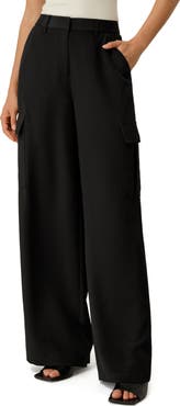 Lilysilk Women's Silk Crepe Cargo Pants
