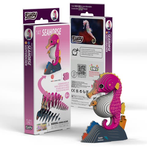 Seahorse 3D Puzzle - contains 48 puzzle pieces