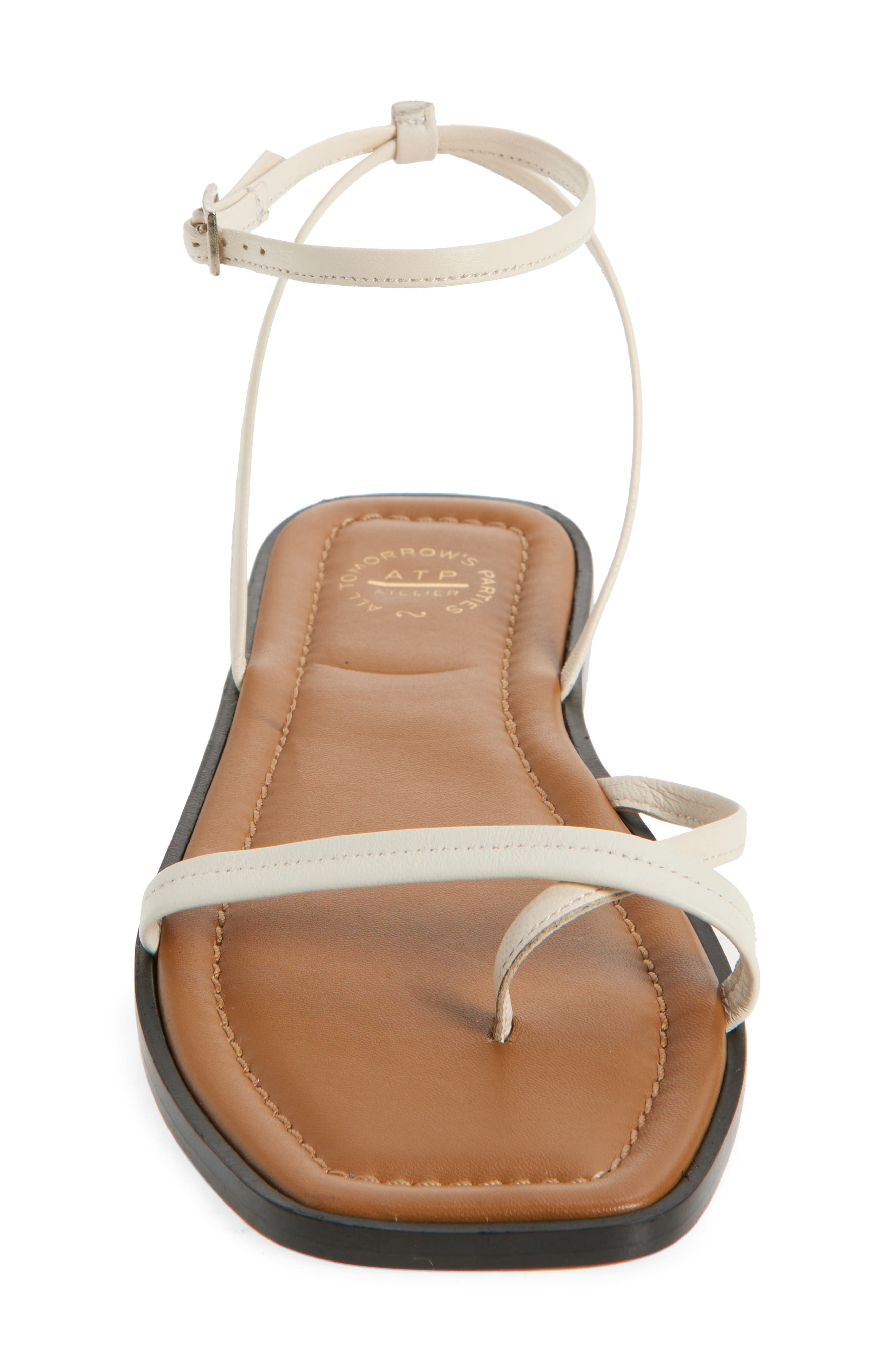 ATP ATELIER Miane Ankle Strap Sandal, Alternate, color, Linen