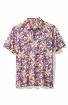 Tommy Bahama Flora Fusion IslandZone® Cotton Blend Piqué Polo