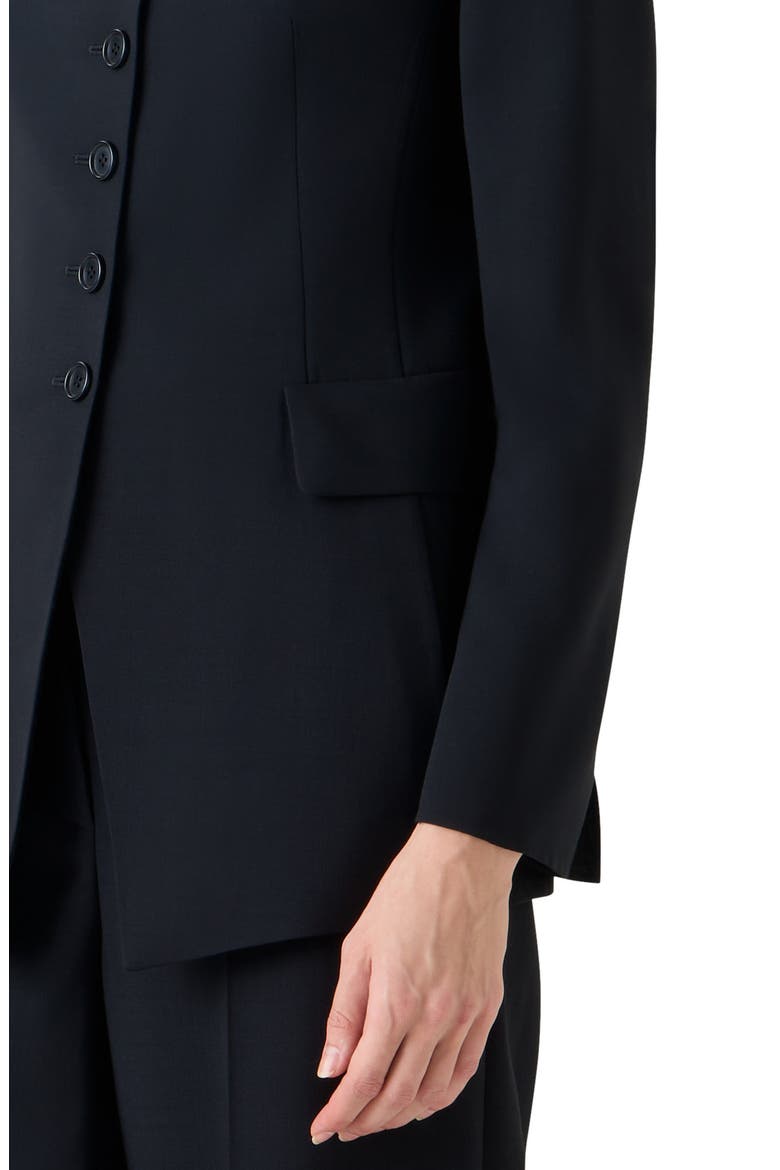 Kev Wool Blend Jacket, Alternate, color, BLACK