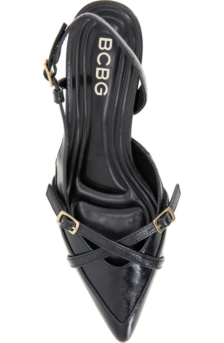BCBGeneration Kiran Slingback Kitten Heel Pump, Alternate, color, Black