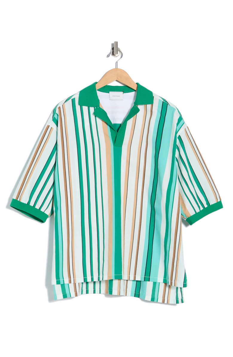 Longchamp Tunic Top, Alternate, color, Grass