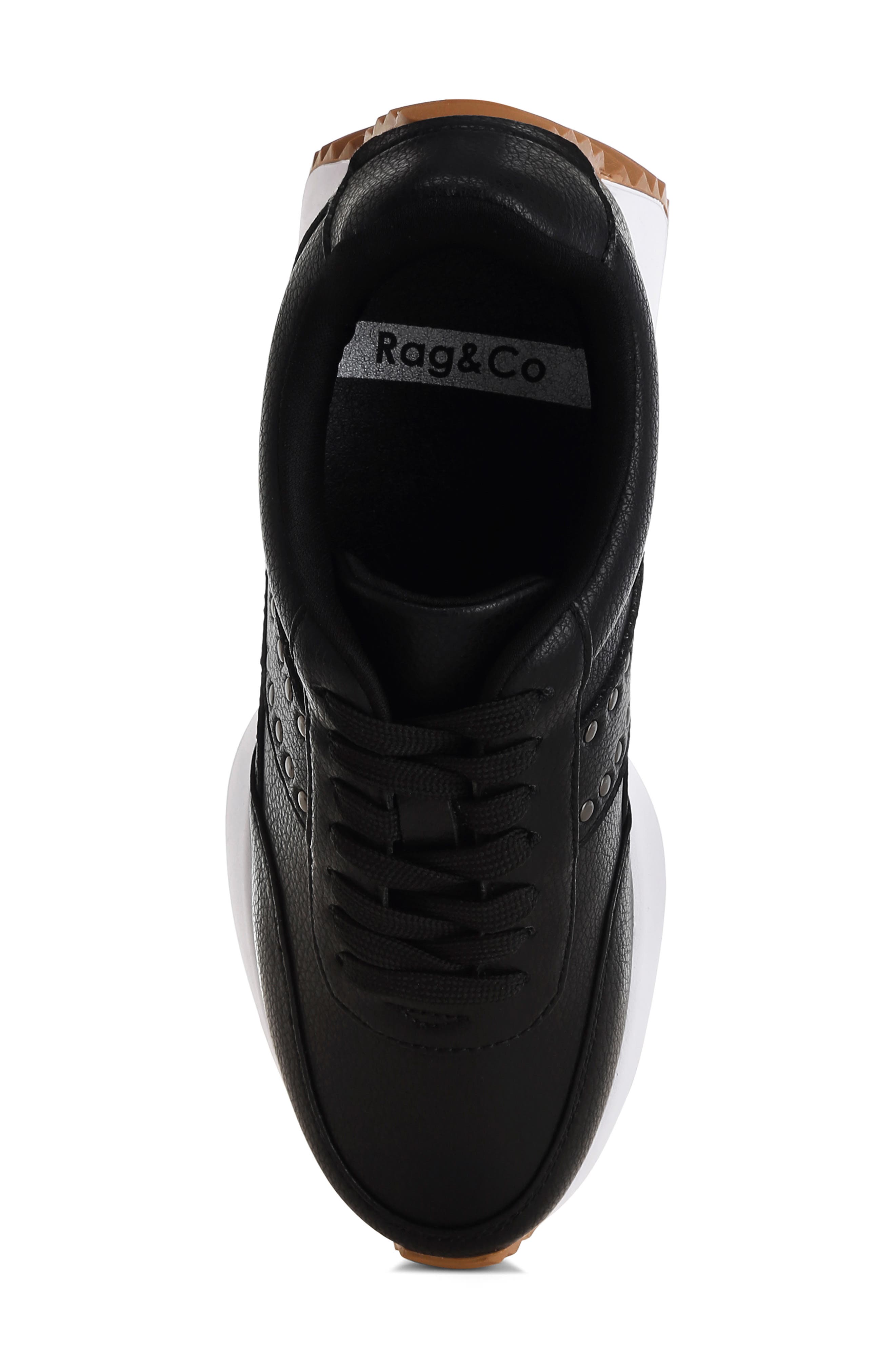 Rag & Co Opazie Sneaker, Alternate, color, Black