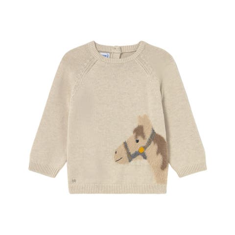 Animal Intarsia Sweater (Baby & Toddler)