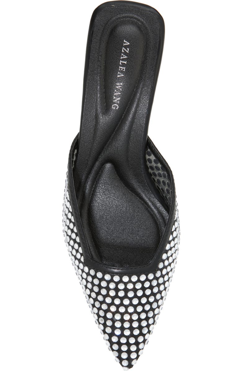 AZALEA WANG Reanna Pointed Toe Mule, Alternate, color, Silver