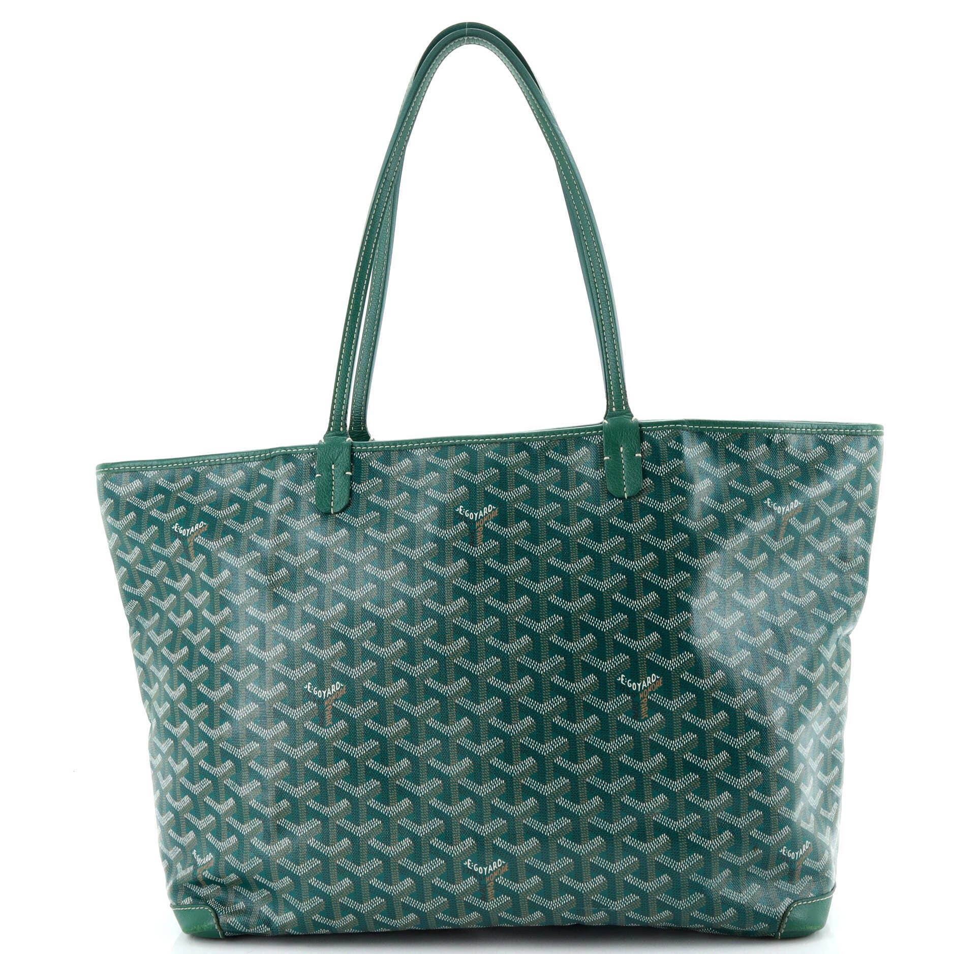 Artois Tote Coated Canvas MM, Alternate, color, Green
