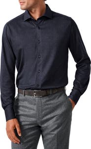 David Donahue Pima Cotton Button Up Shirt