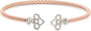 MESHMERISE Diamond Woven Cuff Bracelet