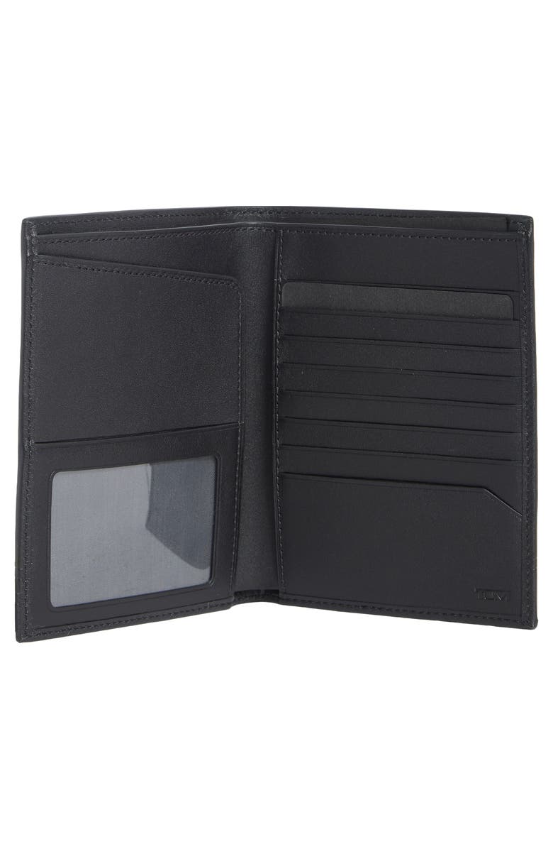 TUMI Leather Passport Case, Alternate, color, Black