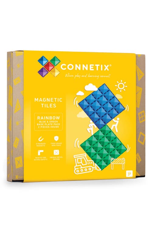 CONNETIX Kids' Rainbow Blue & Green 2-Piece Base Plate Pack  product