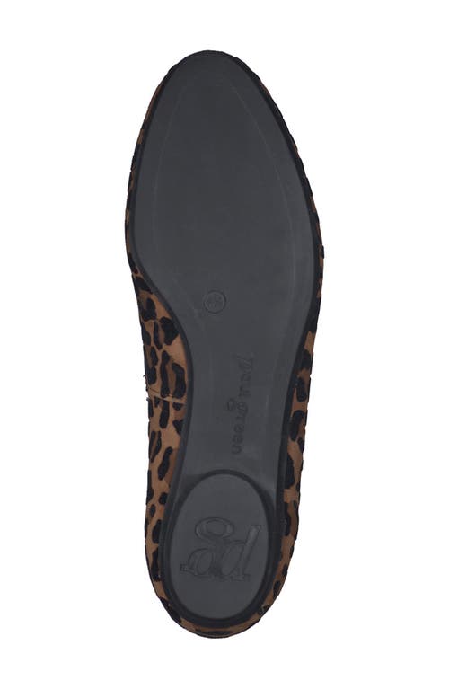 Paul Green Ursula Ballet Flat In Sisal Leo Velvet
