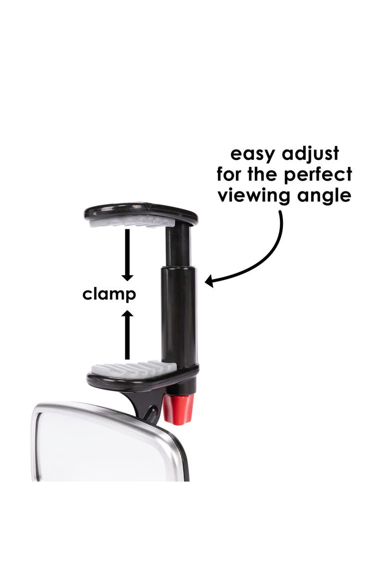 Easy View & See Me Too Car Mirror Set, Alternate, color, SILVER