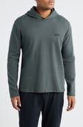 BOSS Waffle Knit Hooded Lounge T-Shirt