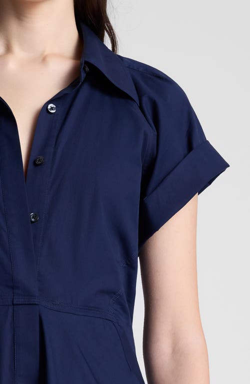 A.l.c . Julie Cotton Mini Shirtdress