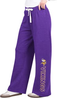 G-III 4HER BY CARL BANKS Women's G-III 4Her by Carl Banks Purple Minnesota Vikings Field Wide Leg Sweatpants