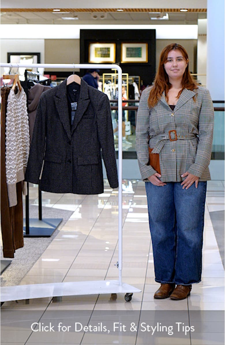 Doris Plaid Blazer, sales video thumbnail