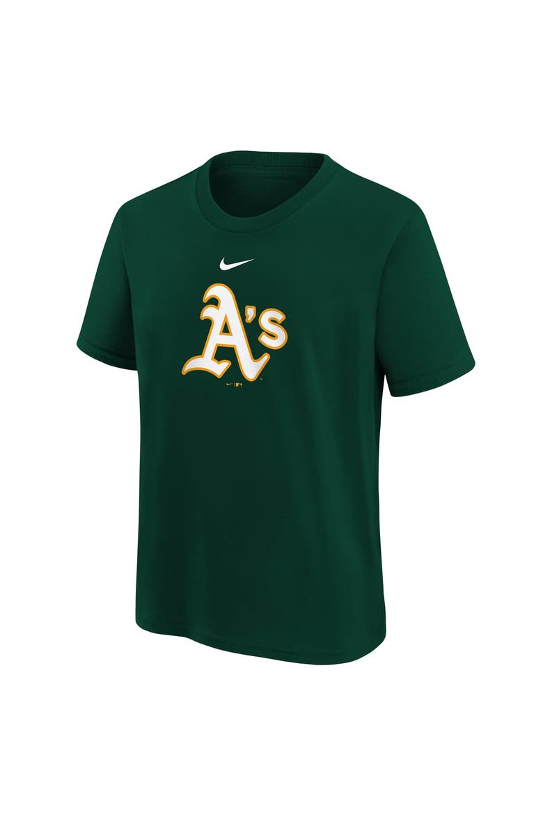 Youth Nike  Green Athletics Large Logo T-Shirt, Alternate, color, Green
