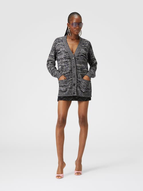 Missoni Pocket Cardigan In Black & Multicoloured