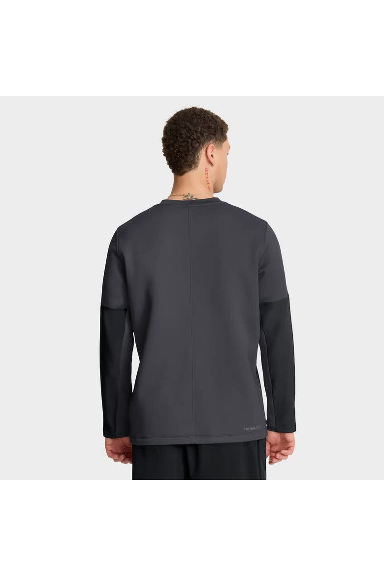 Men's Nike Anthracite Alabama Crimson Tide 2025 Sideline Coach Performance Long Sleeve T-Shirt, Alternate, color, Anthracite