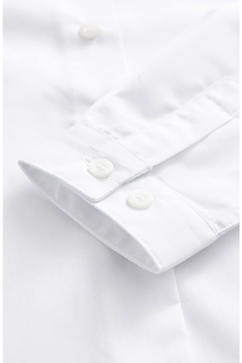 Kids' 5-Pack Slim Fit Button-Up Shirts, Alternate, color, WHITE