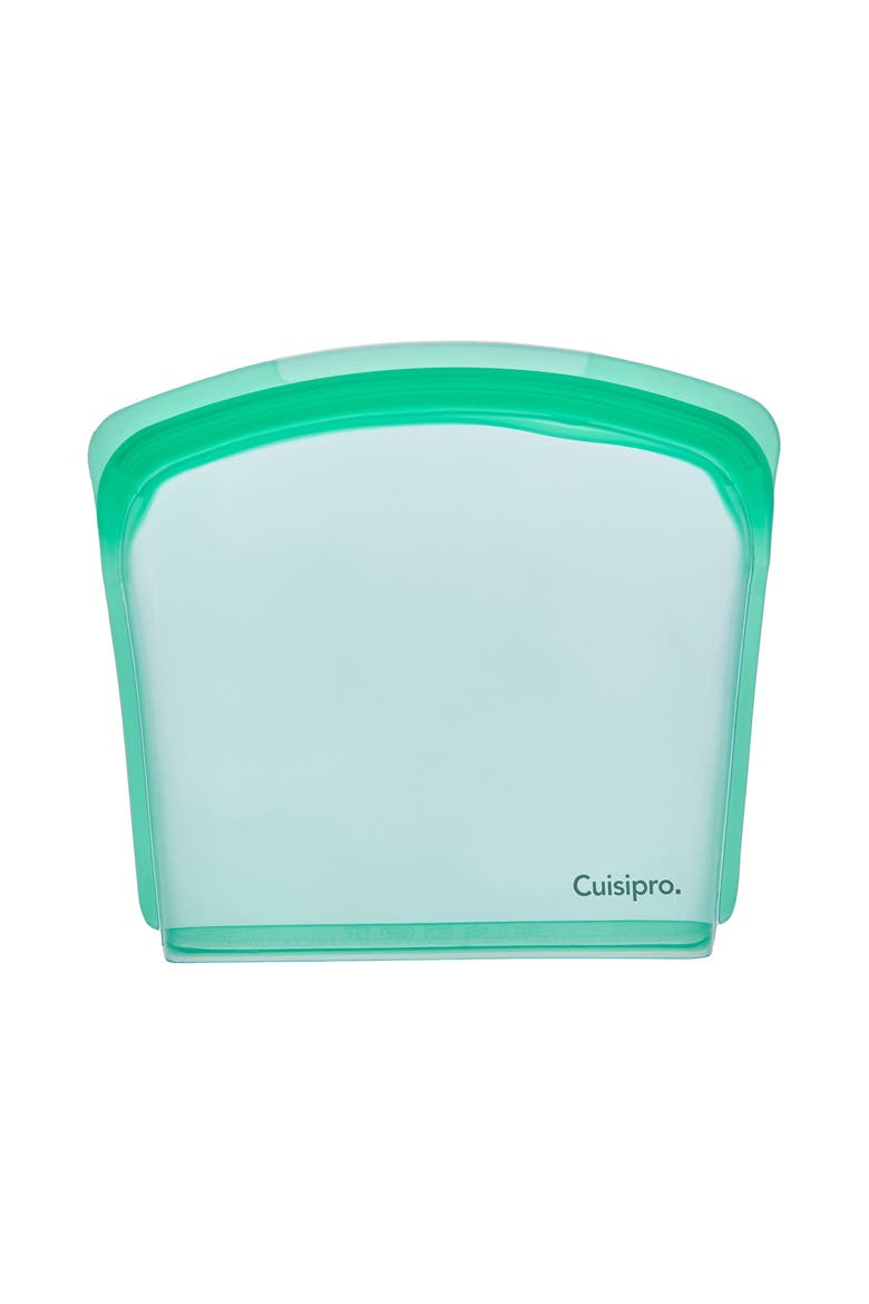 Pack-It Silicone Reusable Storage Bag, 800ml/27oz, Main, color, Green