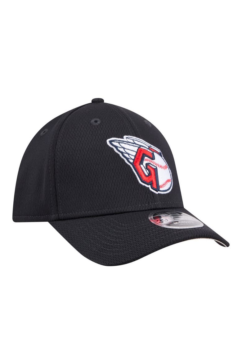Men's New Era Navy Cleveland Guardians Dash 39THIRTY Flex Hat, Alternate, color, Navy