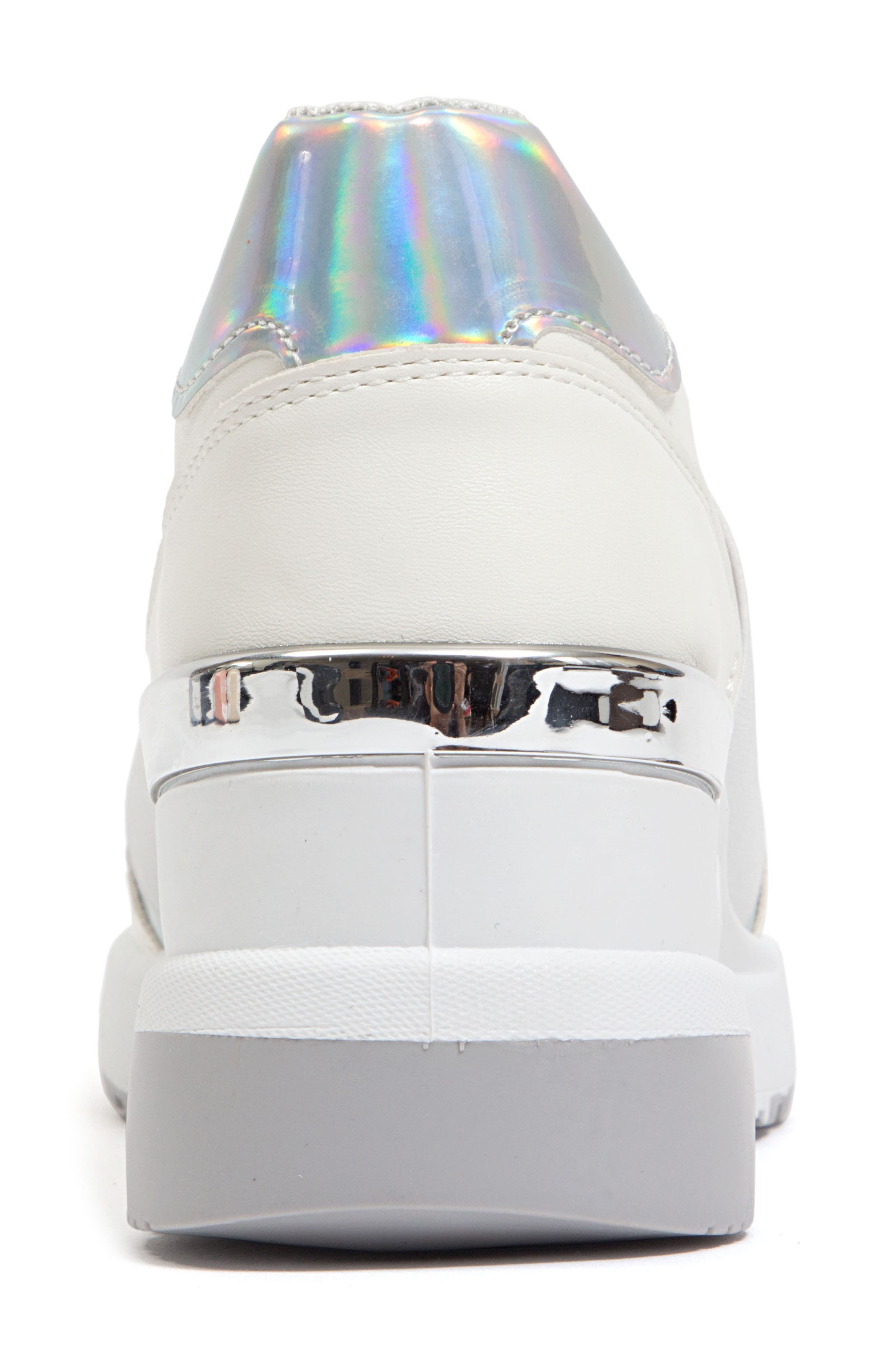 NINETY UNION South Beach Wedge Sneaker, Alternate, color, White