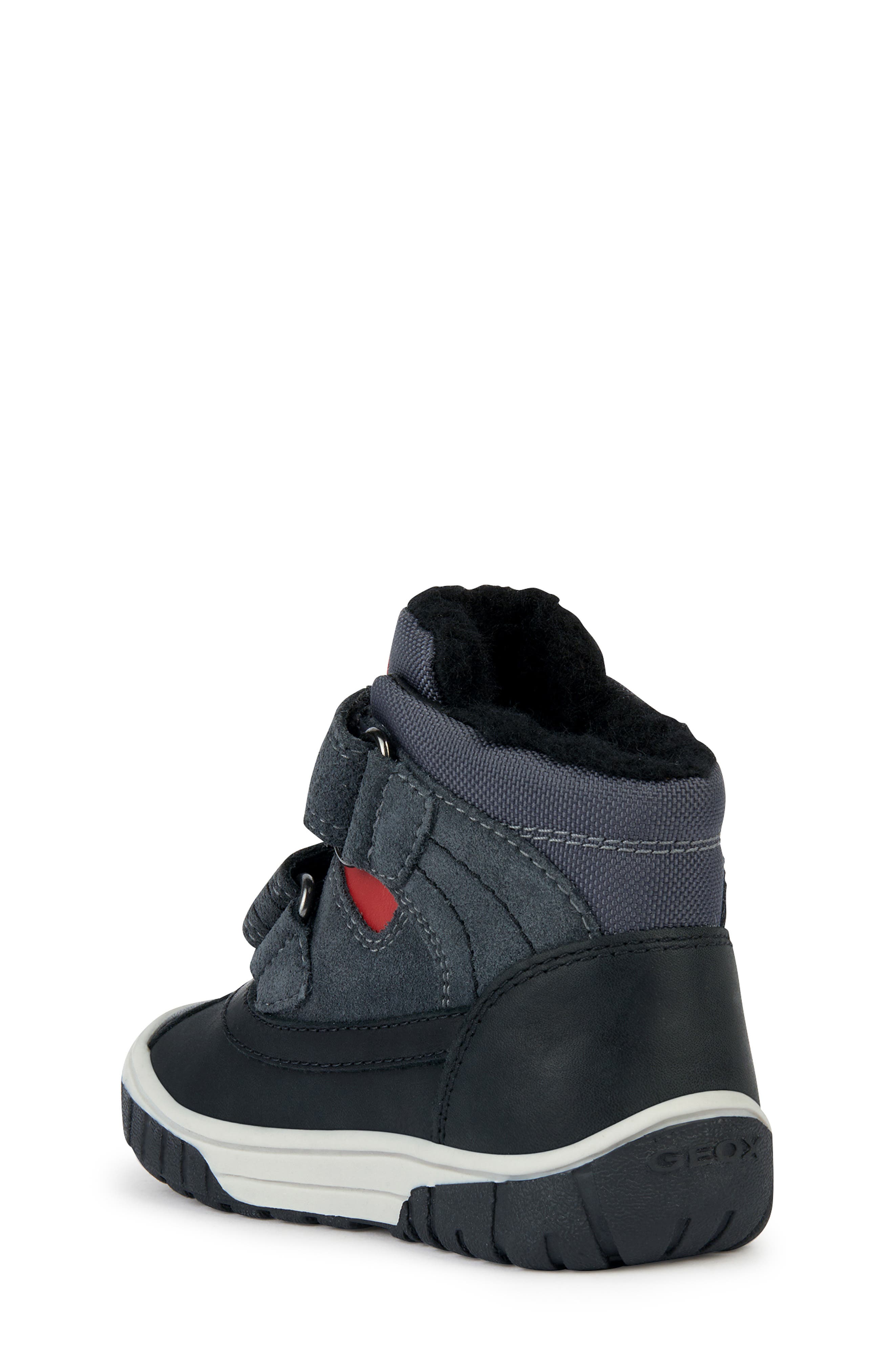 Geox Omar Waterproof Faux Fur Lined Boot, Alternate, color, 