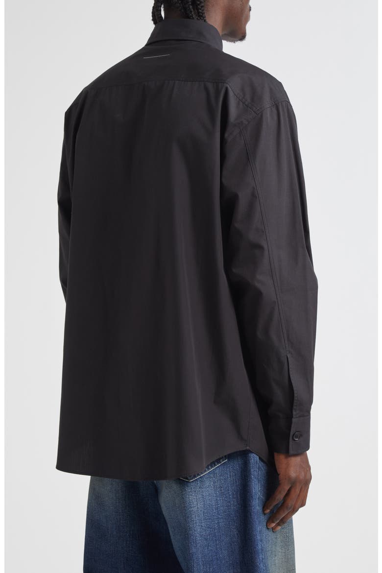 Long Sleeve Button-Up Shirt, Alternate, color, ANTHRACITE
