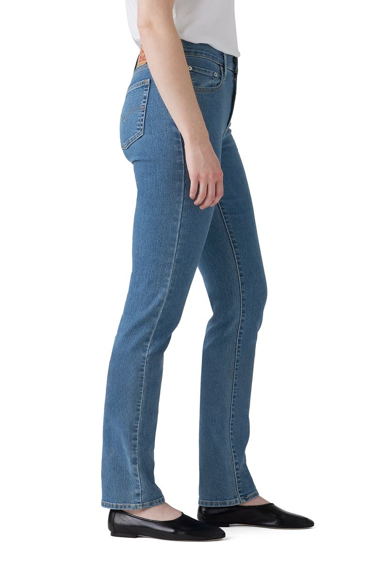724™ High Waist Straight Leg Jeans, Alternate, color, ROLLING RIVER