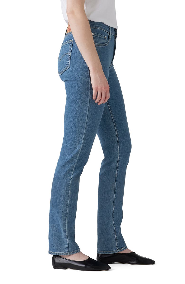 Levi's 724<sup>™</sup> High Waist Straight Leg Jeans, Alternate, color, Rolling River