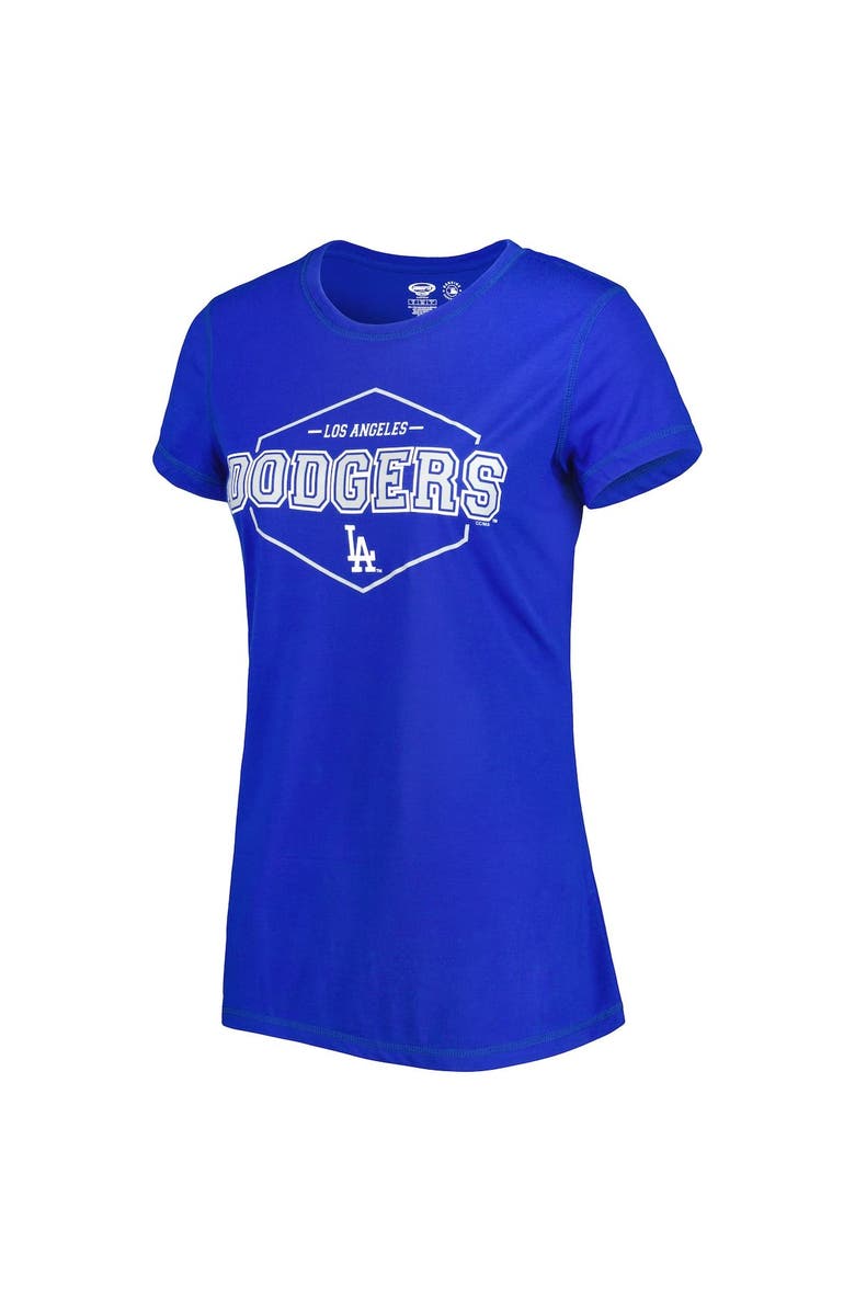 CONCEPTS SPORT Women's Concepts Sport Royal Los Angeles Dodgers Badge T-Shirt & Pajama Pants Sleep Set, Alternate, color, 