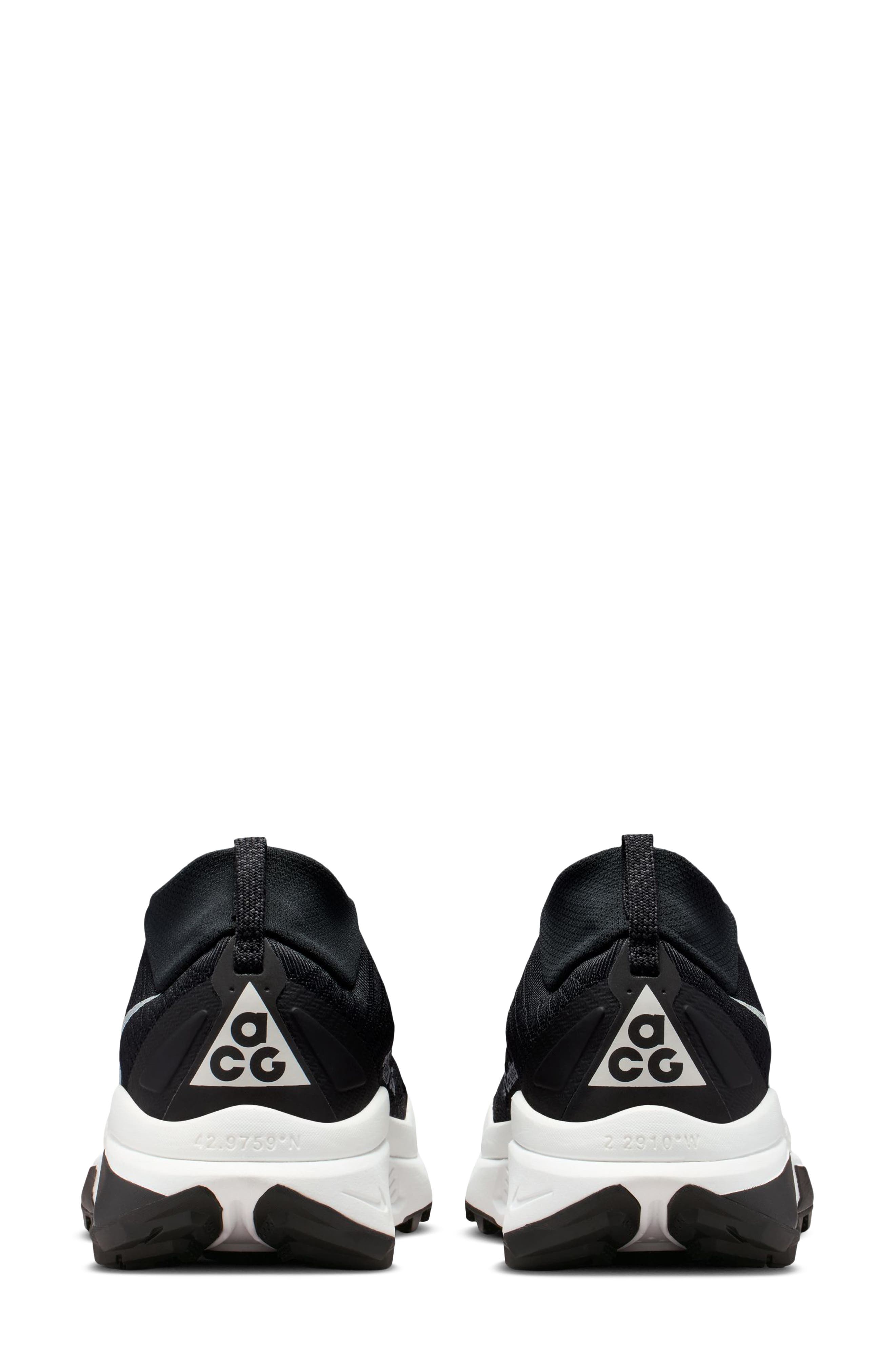 ACG Zegama Trail Running Shoe, Alternate, color, BLACK/ WHITE-ORANGE