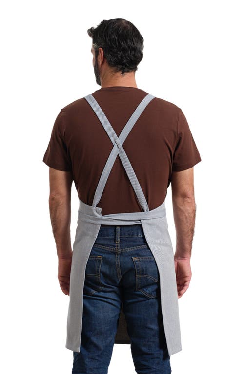 Meema Crossback Apron In Blue