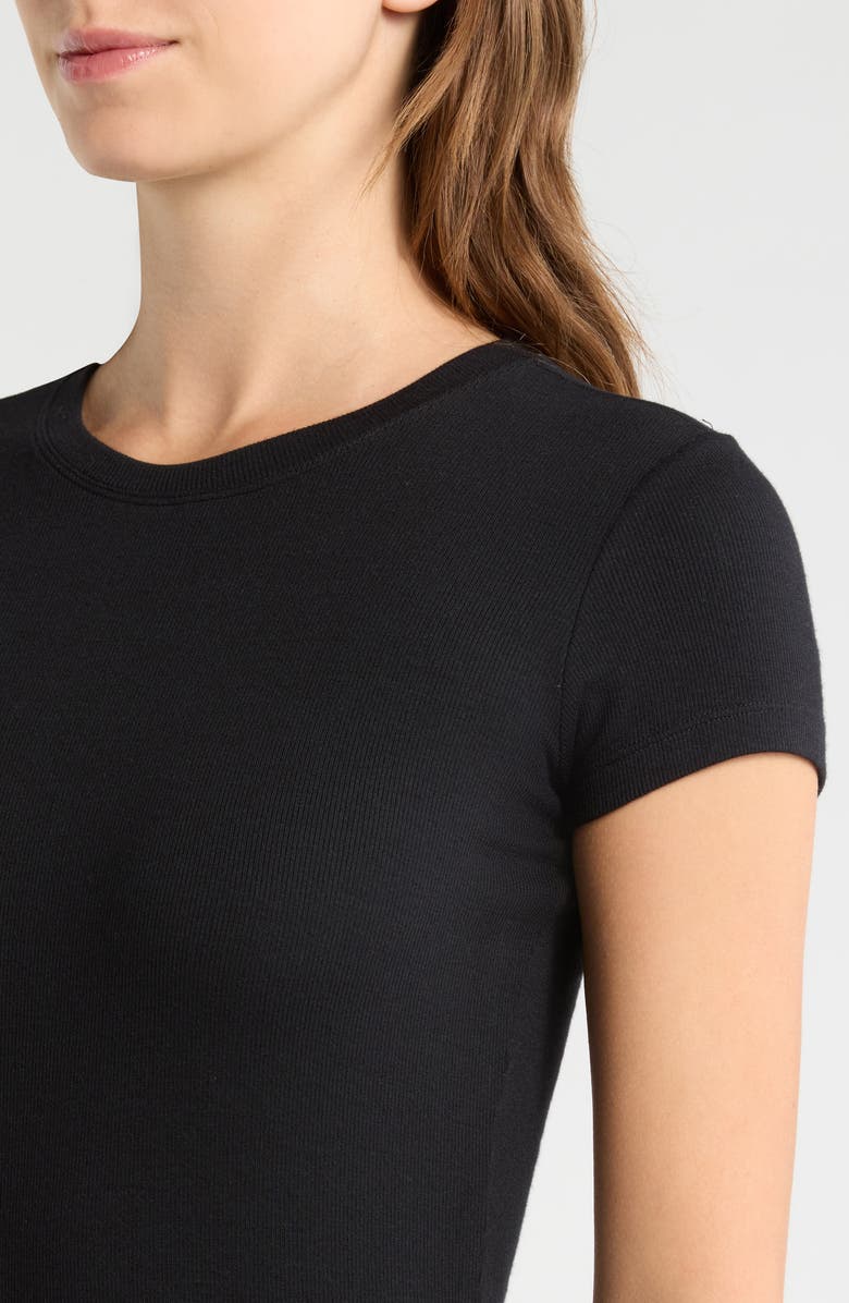 MPG Rib Baby T-Shirt, Alternate, color, Black