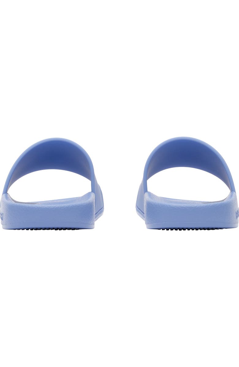 Burberry Knight Stamp Slides, Alternate, color, Cornflower Blue/Charcoal Blue