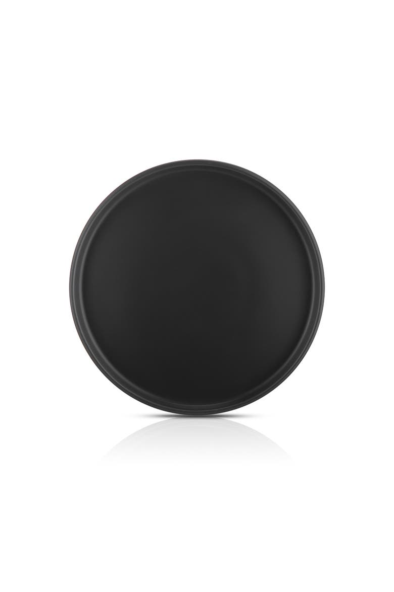 Celina Stoneware 4-Piece Salad Plate Set, Alternate, color, Black