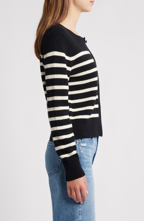 Rails Norah Cotton & Cashmere Blend Cardigan In Black