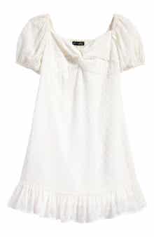 Kids' Twist Front Clip Dot Party Dress