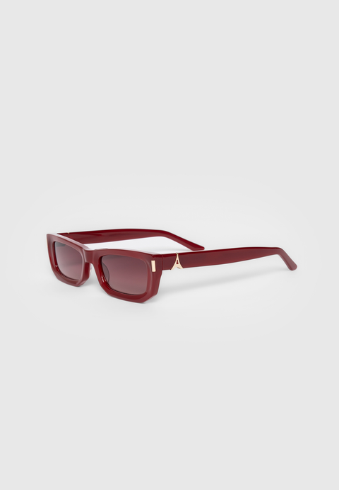 Milan Curved-Frame Sunglasses