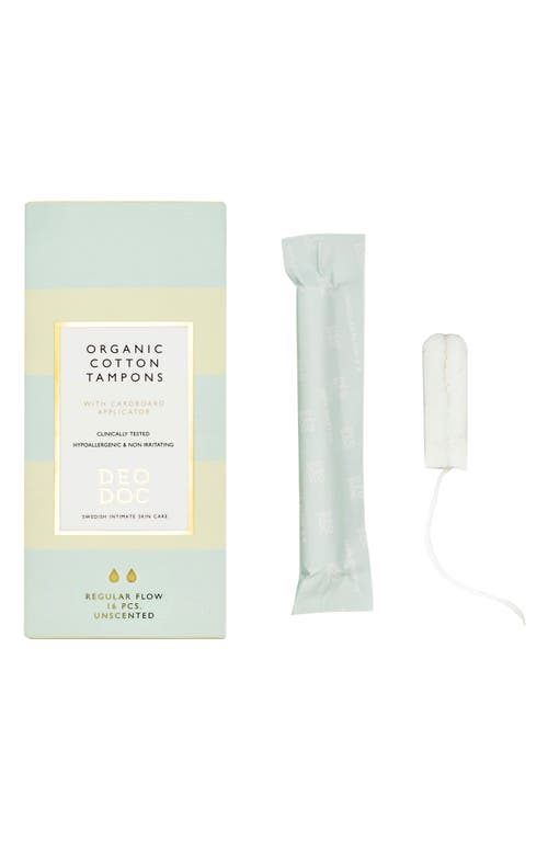 Deodoc Organic Cotton Tampons In No Color