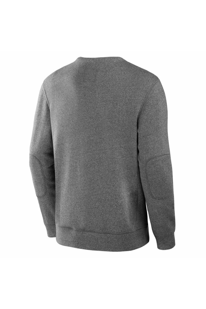 Men's Fanatics Heather Gray Boston Bruins Decades Collection Legendary Fleece Pullover Sweatshirt, Alternate, color, Heather Gray